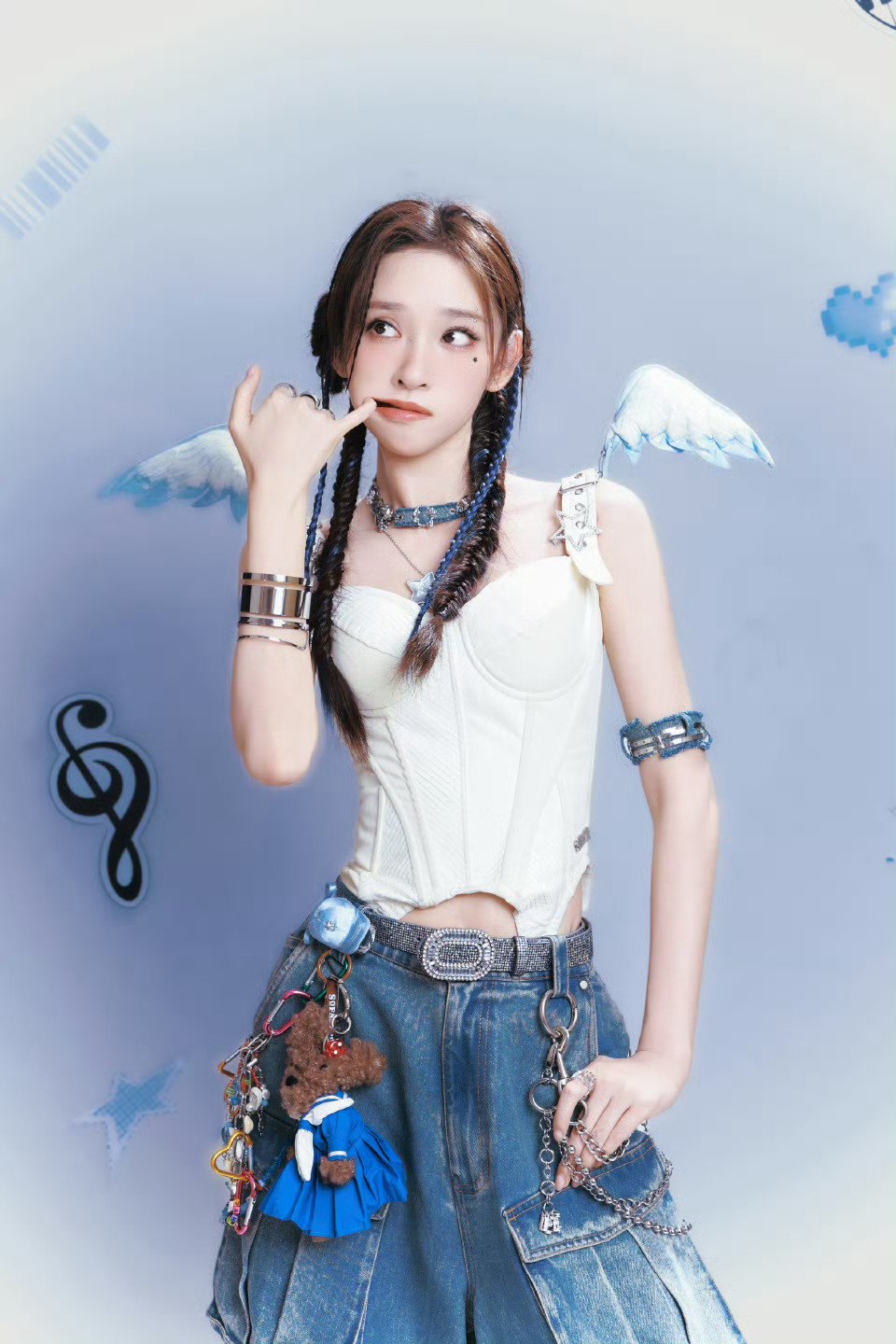 唐艺昕四公胆小鬼造型唐艺昕唐艺昕唐艺昕