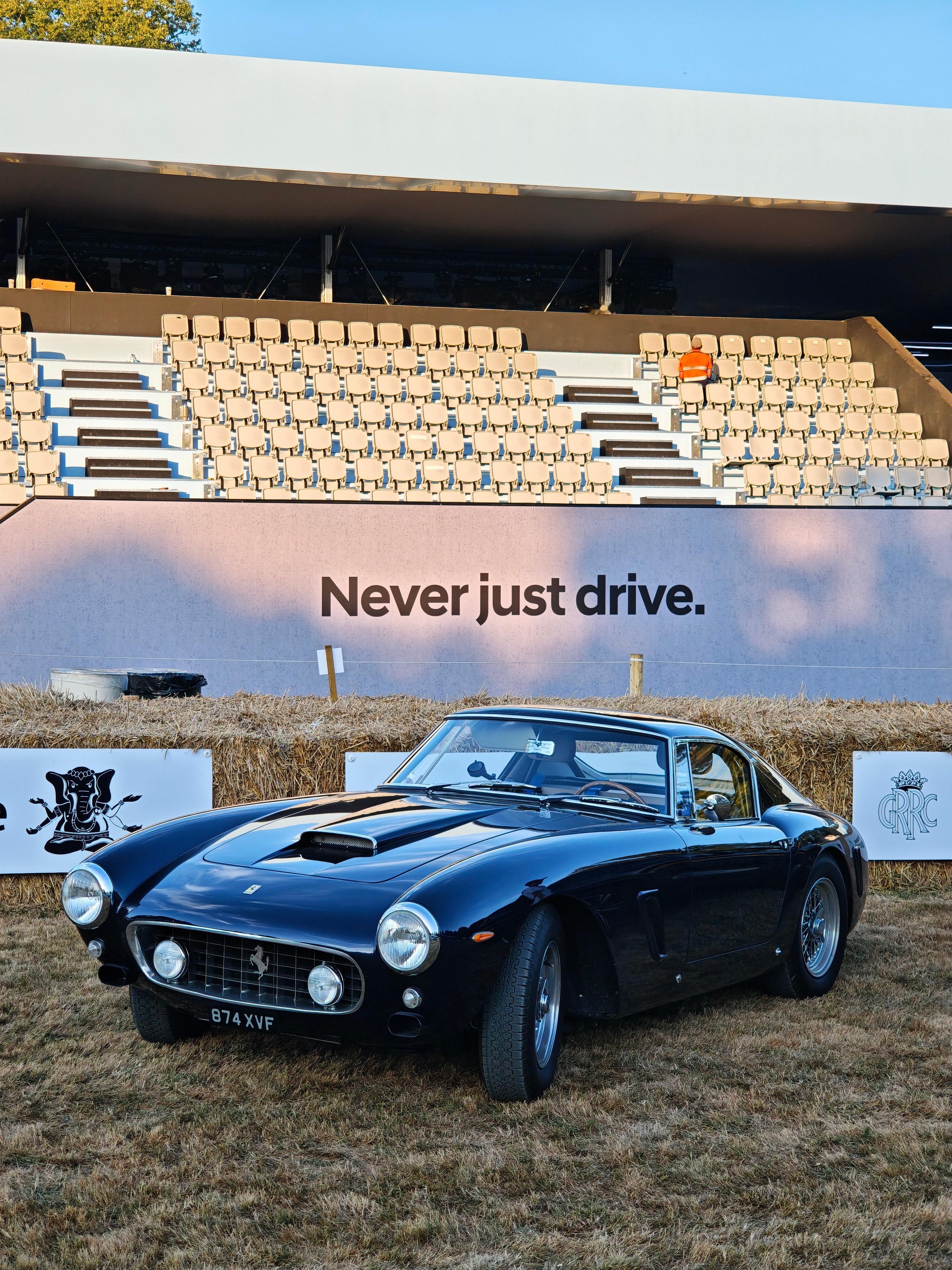 Never just drive.这句话，也很适合这辆法拉利250 GT SWB
