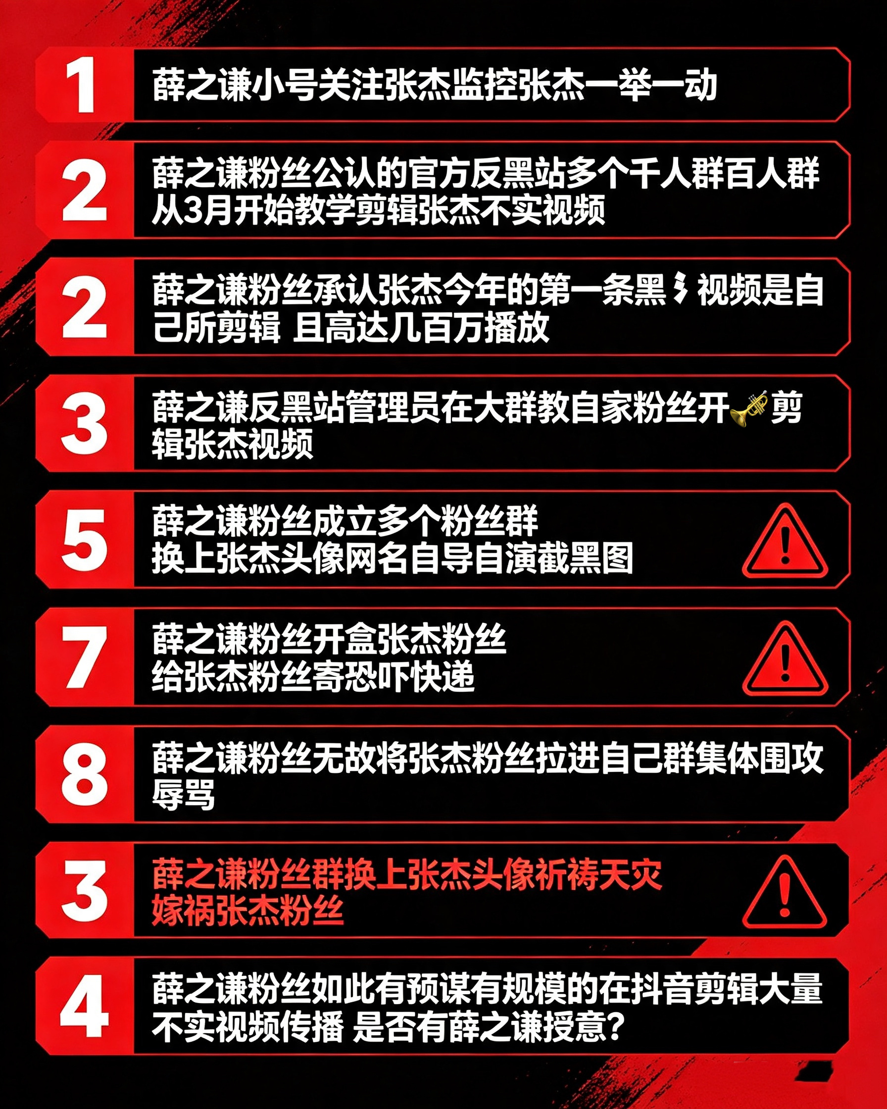 薛之谦 请大家重新认识薛之谦粉丝群体 请薛之谦粉丝停止对张杰的攻击