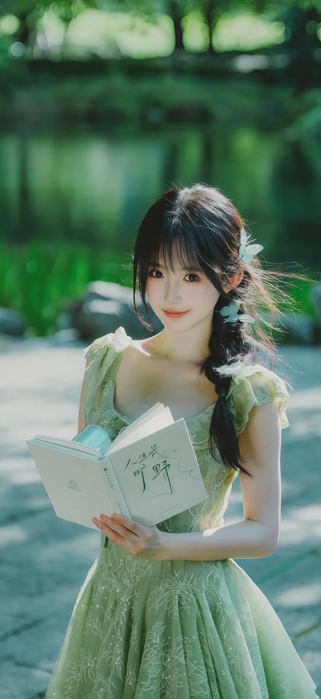 什么样的女子最为美丽?
我说，是爱读书的女子最美丽，
友友们不会说我虚伪吧……