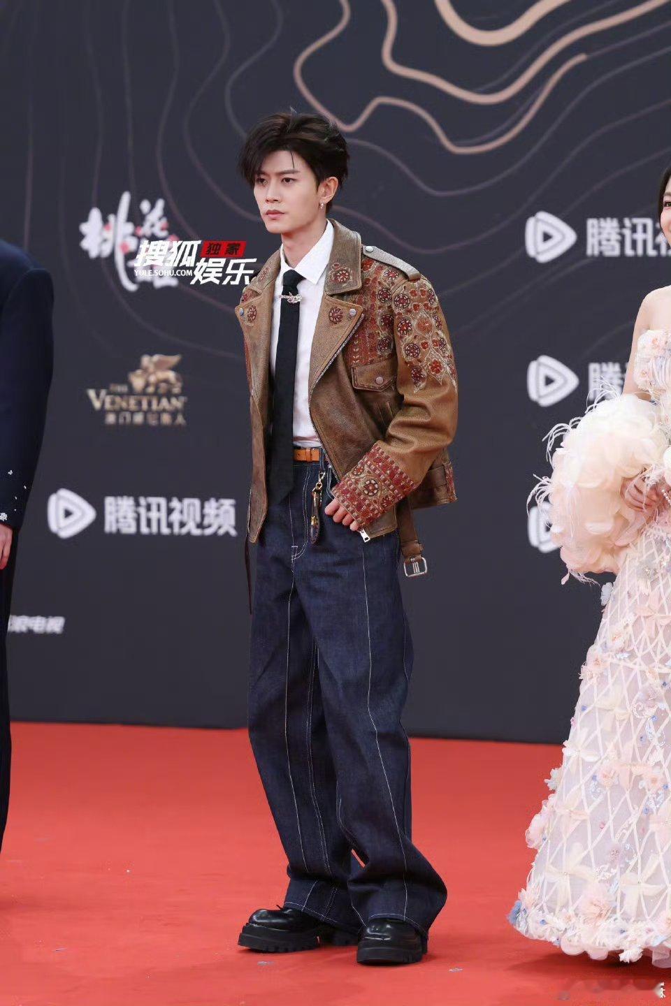 任嘉伦星光大赏红毯生图 