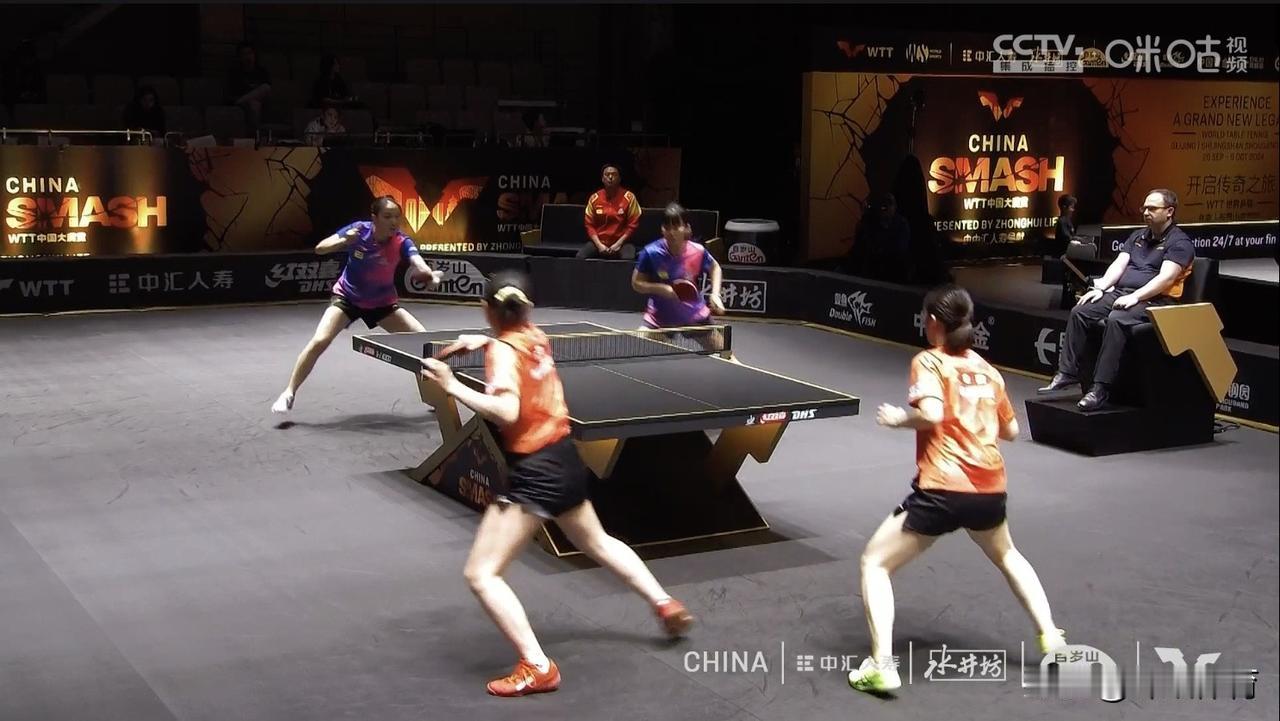 在本次举世瞩目的中国大满贯赛事中，日本才女张本美和遗憾地在女子单打、女子双打以及