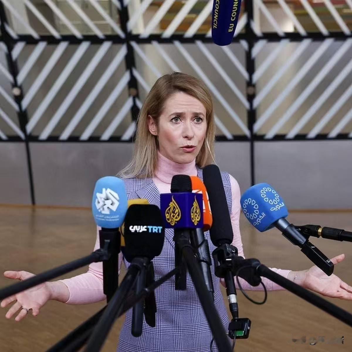 欧盟这几个老娘们又让老川普给闹懵了……
欧盟的外交代表卡拉斯表示， 她实在无法理