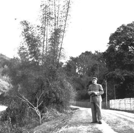 朱德在从化县(1954年)。