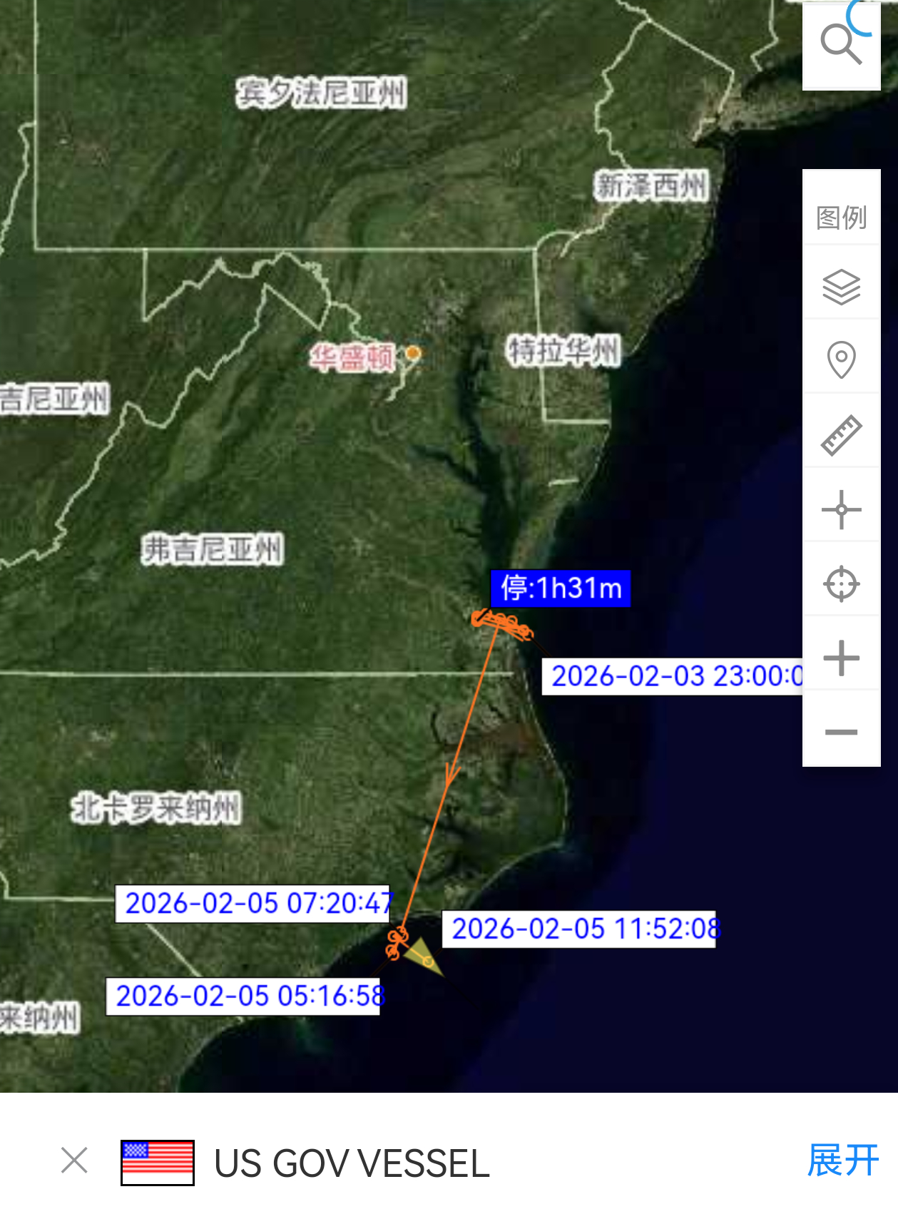 AIS信号显示，美国海军阿利伯克级驱逐舰阿利伯克号(DDG-51)、冈萨雷斯号(