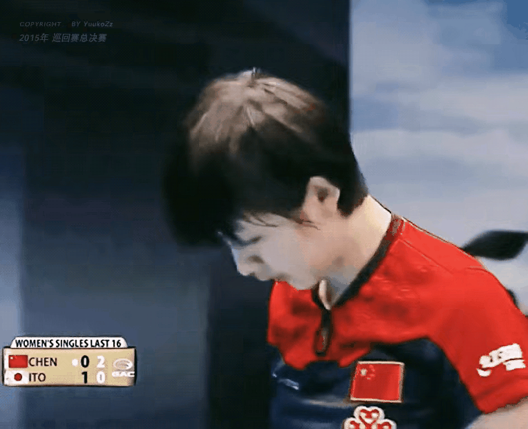 2015年的陈梦。要是那时候就有抖音。国乒一定是主推陈梦。这颜值，这气场，这球技