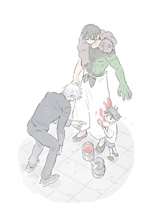 #咒术回战# 小小伏黑惠，什么萌物[可怜](x:hot_daddy_toji) 
