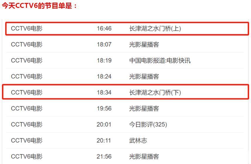 刚看了眼CCTV6，今天又开始播放《长津湖了》，现在是在播放长津湖之水门桥（下）