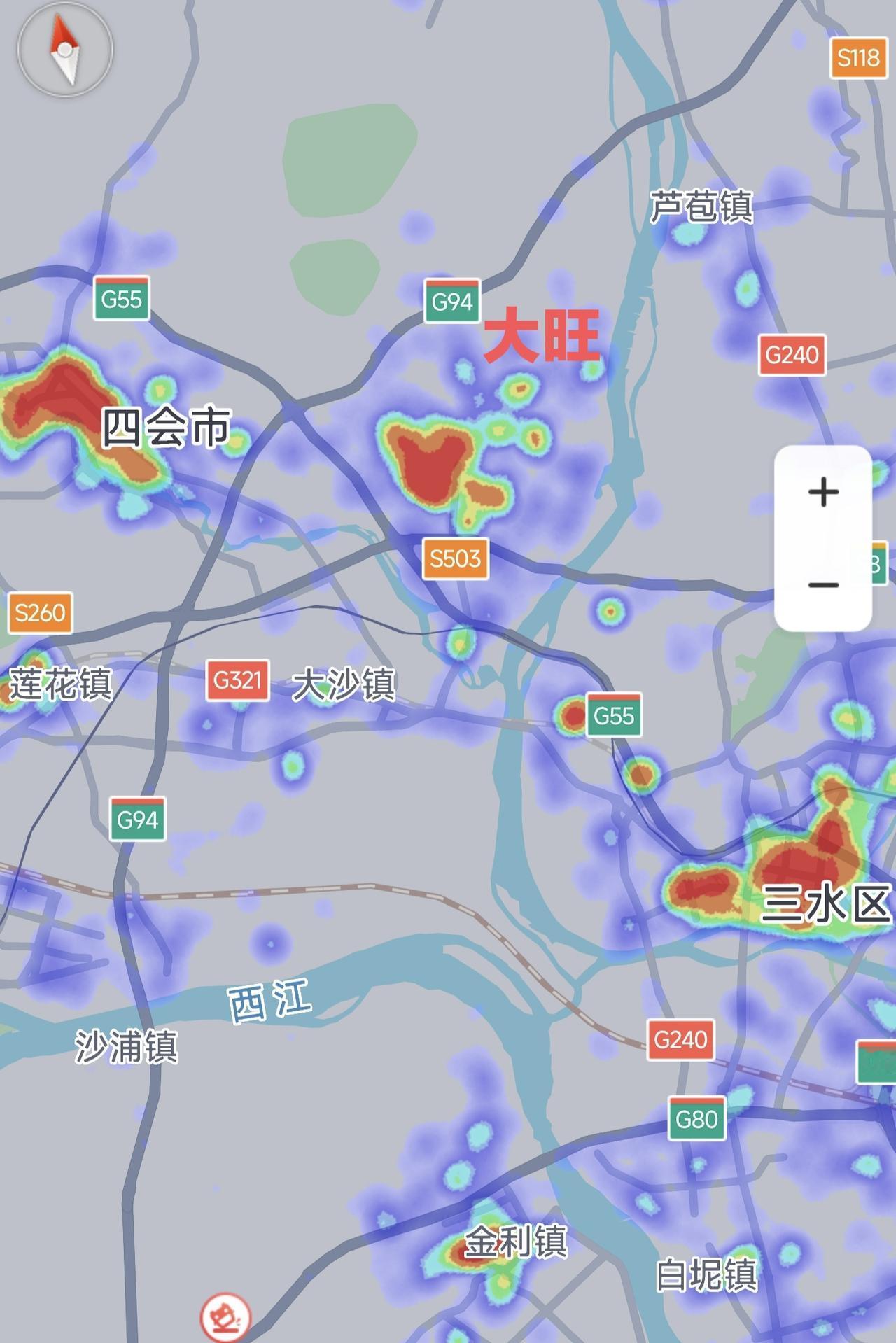 肇庆最成功的就是在大旺建设了肇庆高新区，这里原本只是一个农场，才二十年已经发展成