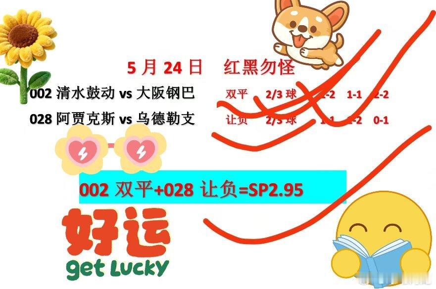 5.24晚间足球，好运不会眷顾傻瓜。早间我们稳稳的好评。晚上我们继续光芒万丈。英