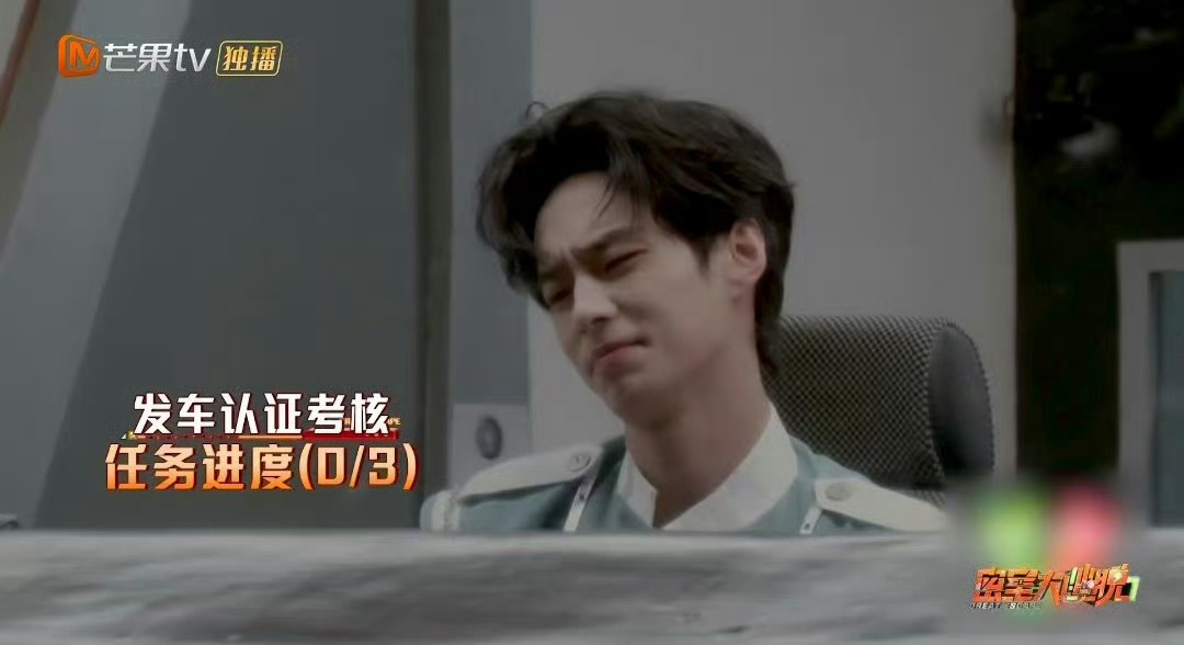 何与玩游戏有自己的记忆法 驾驶考核双重颜色好难啊，何炅何与一直玩不过，最后何与改