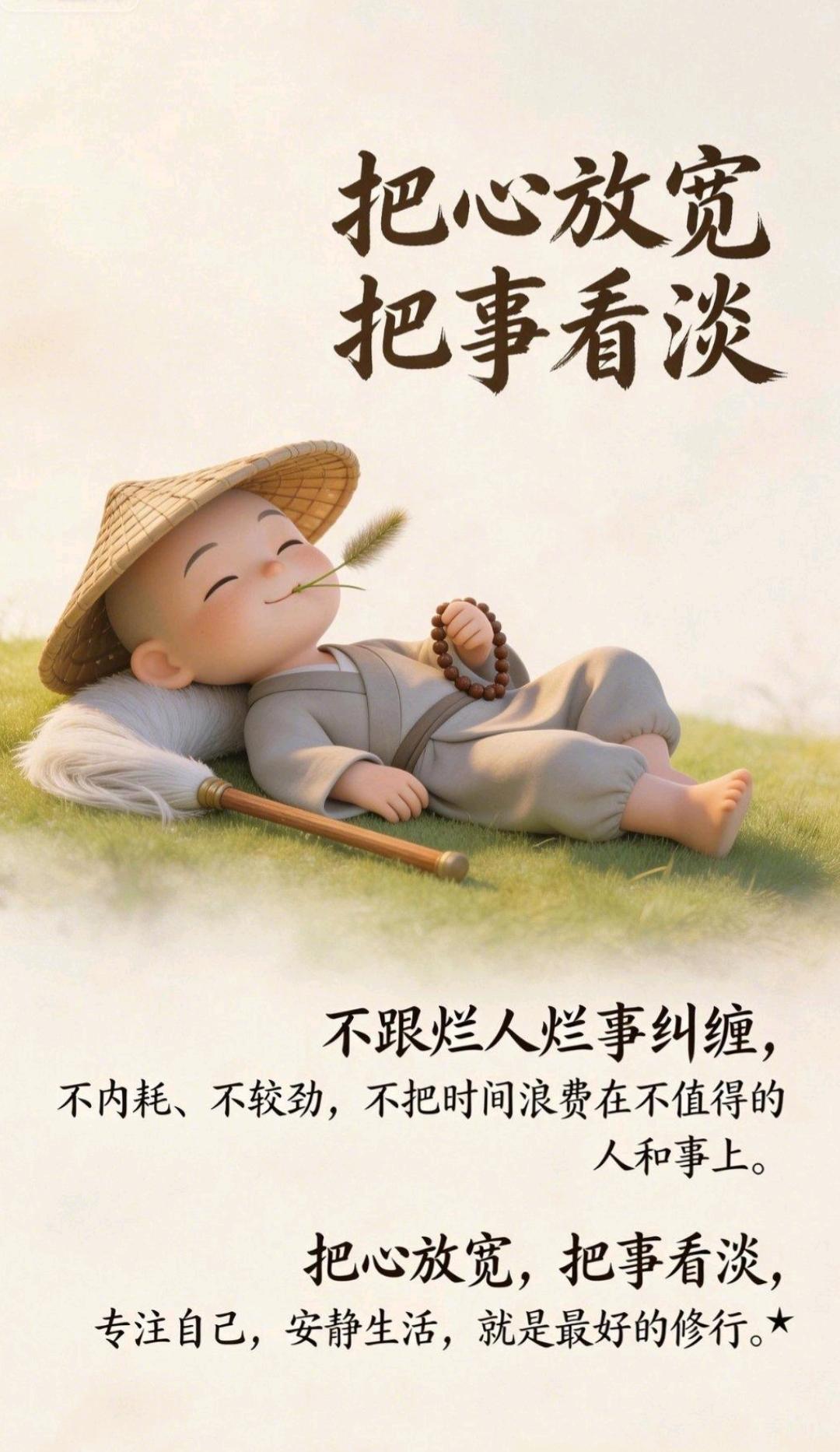 人生最好的状态，
是清醒自律，
从容自在不抱怨生活，
不辜负自己，
不困于情绪，