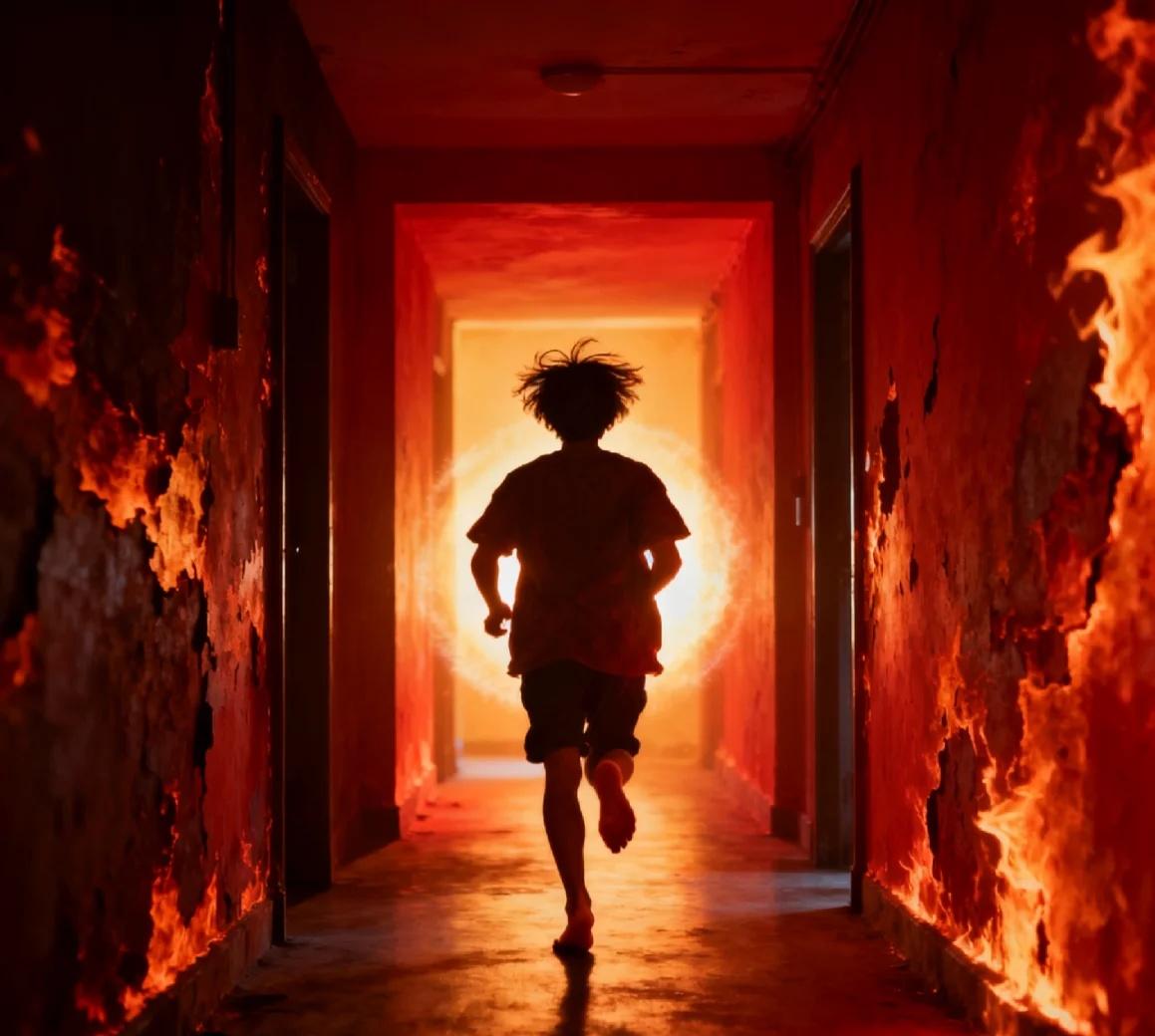 高三小伙赤脚进火场救坐轮椅邻居
这几天，一个“赤脚火场救人”的故事看哭了无数人。