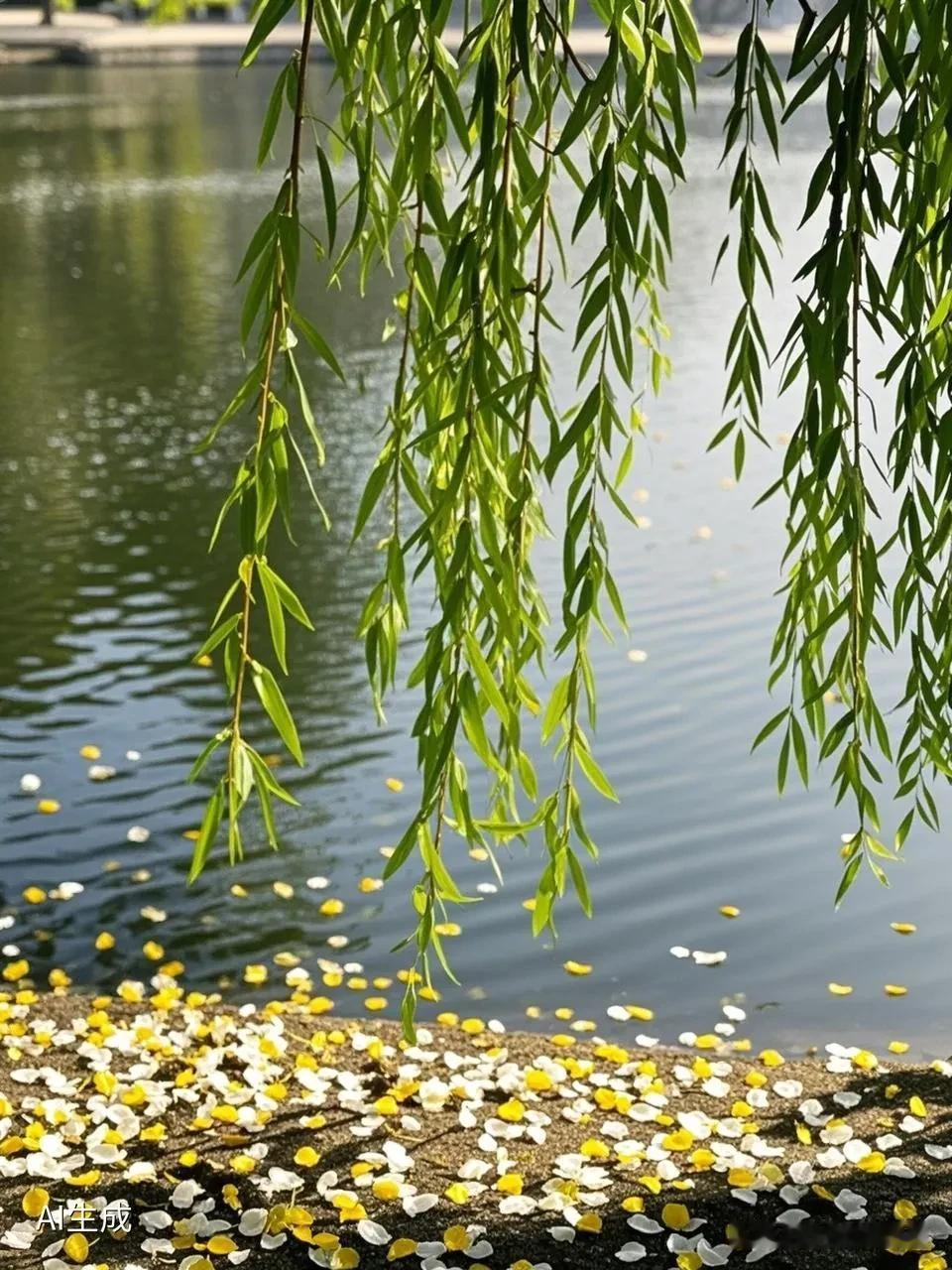 柳梢青

作者：陈亮

柳丝烟织。掩映小池，鳞鳞波碧。几片飞花，半檐残雨，长亭愁