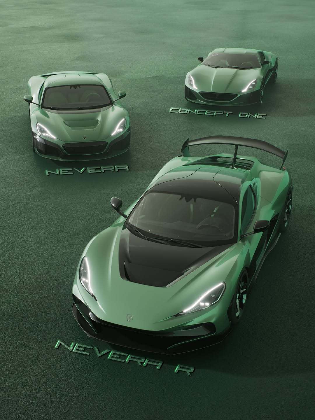 一天一张文艺照 Rimac车型进化～ 