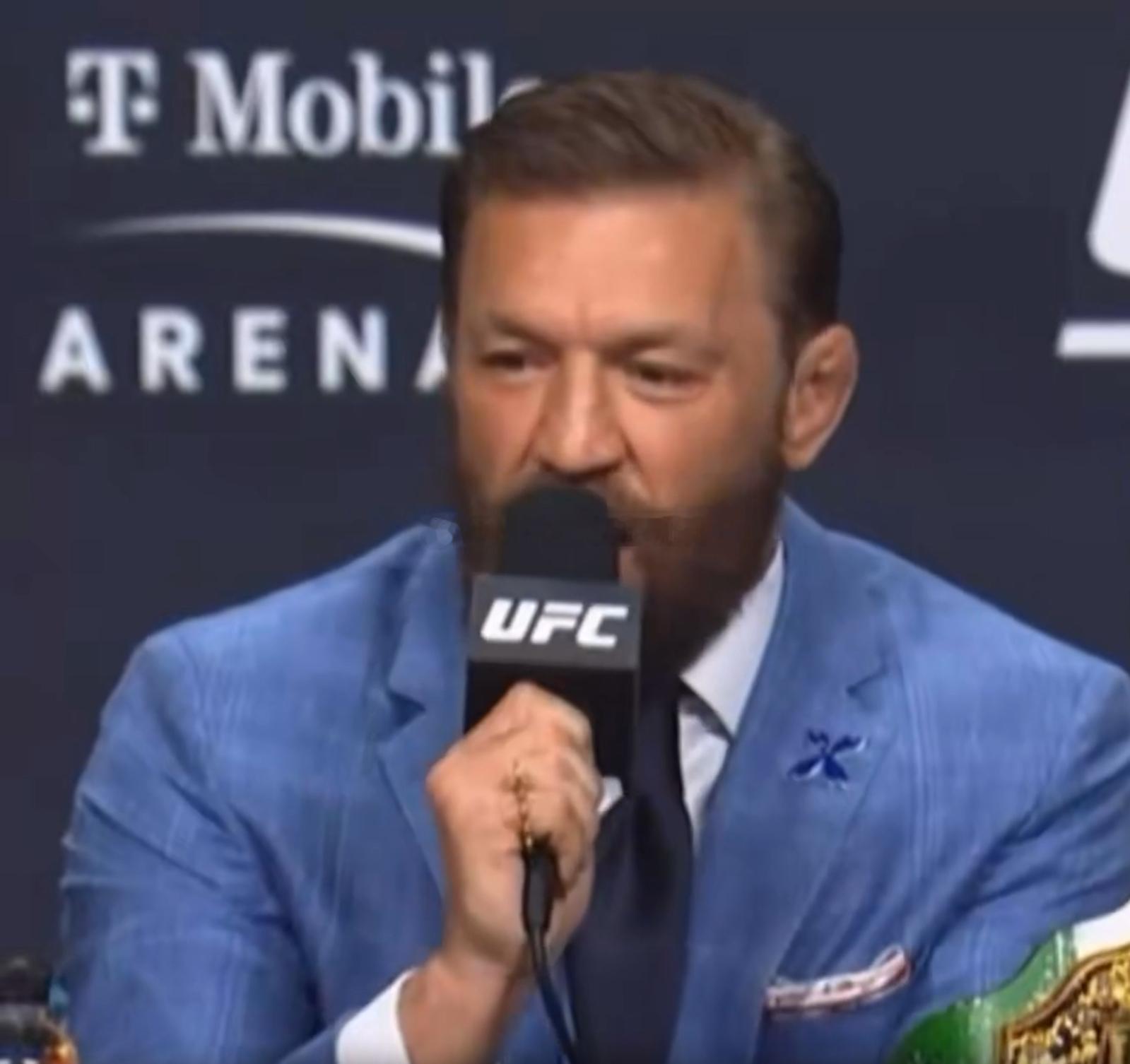 “嘴炮”康纳·麦格雷戈（Conor McGregor）：“这次回归完全不同。我有