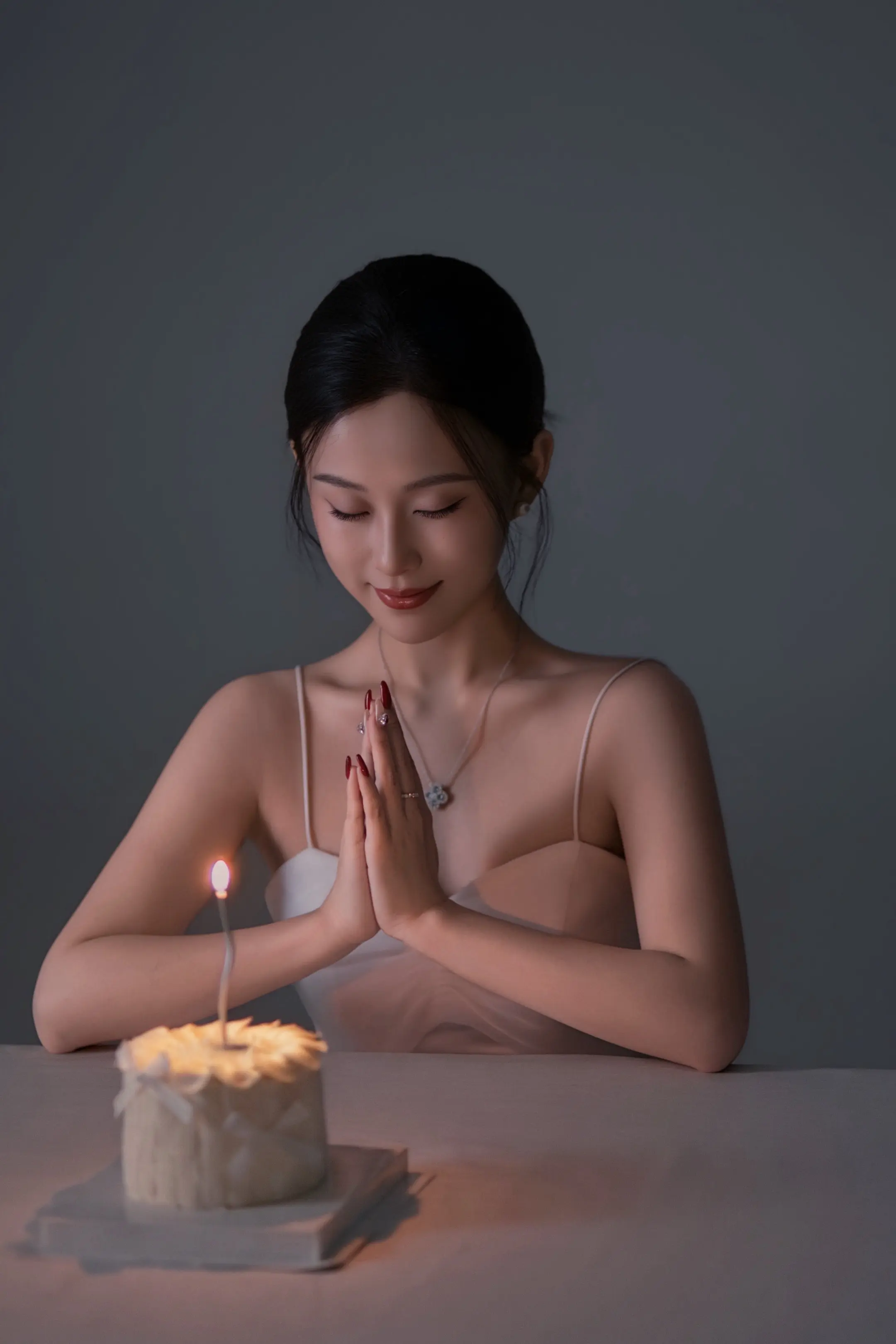 没有许生日愿望 我会一直幸福漂亮。