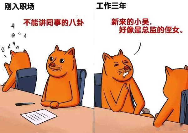 入职第一周vs入职一年入职第一周：紧张拘谨，认真记笔记，生怕做错事，努力留下好印