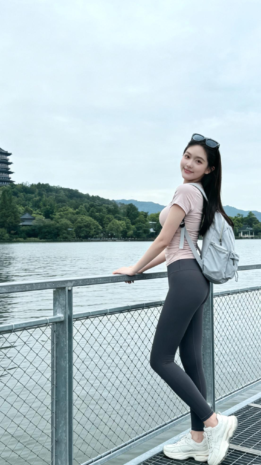 元气少女游湖记🌿💃✨湖畔花漾少女 旅行少女