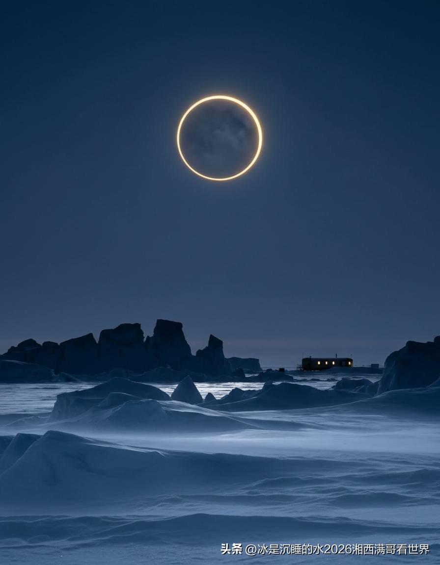 转发分享：天文爱好者的福音。地球日全食 
从2026年2月17日起，地球将进入天