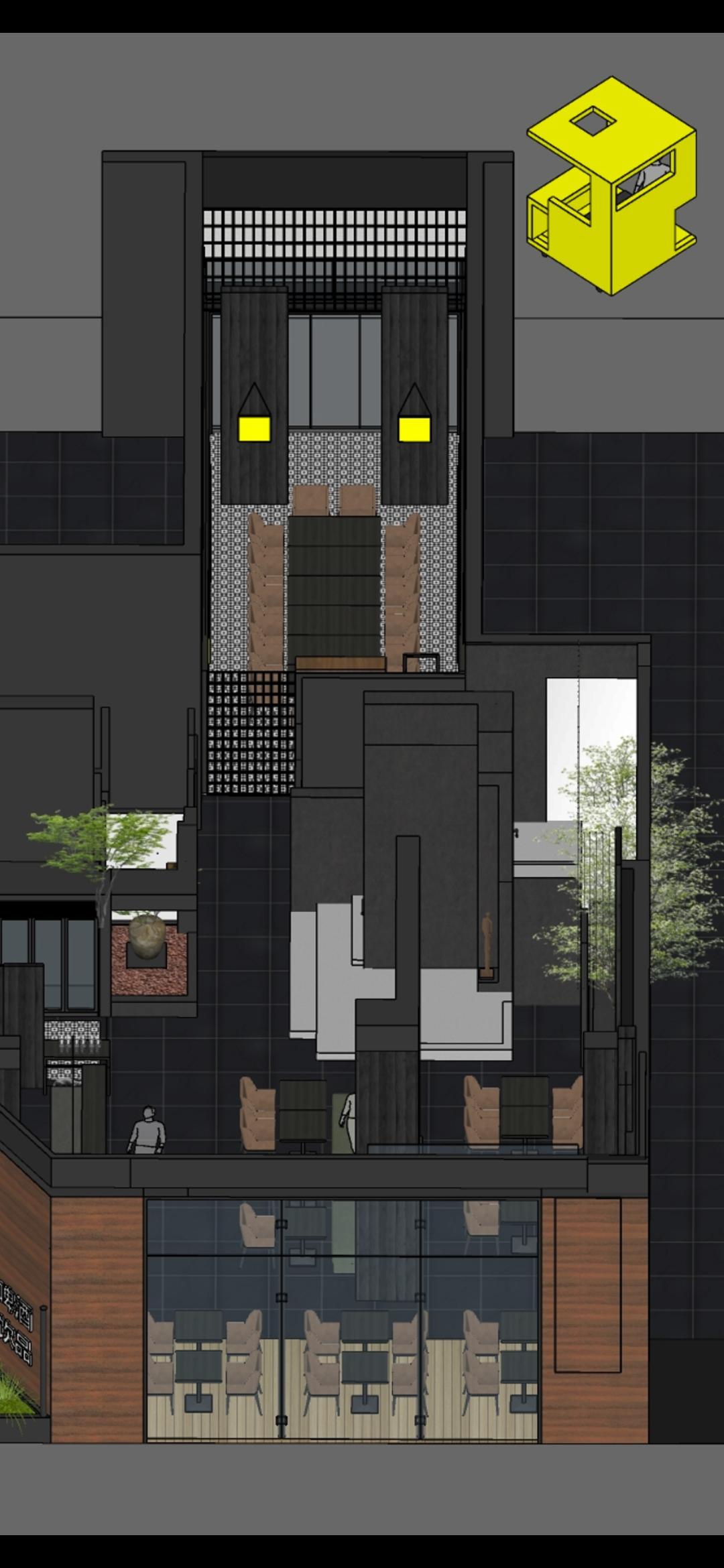 #室内设计 #酒吧设计 #咖啡厅设计 #餐饮设计 #网红店铺设计 
一段水平叙事