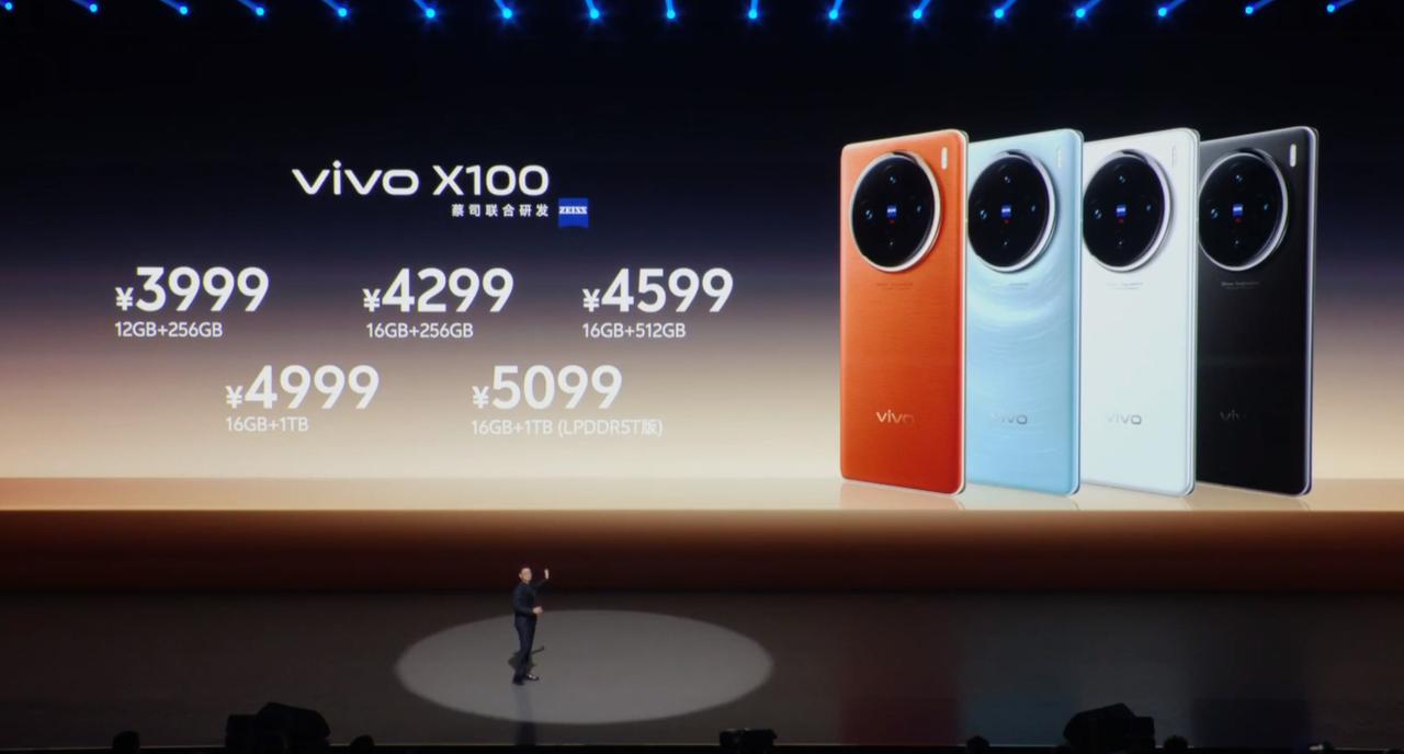 vivo X100系列正式发布
标准版3999起，Pro4999起。今年全员升杯