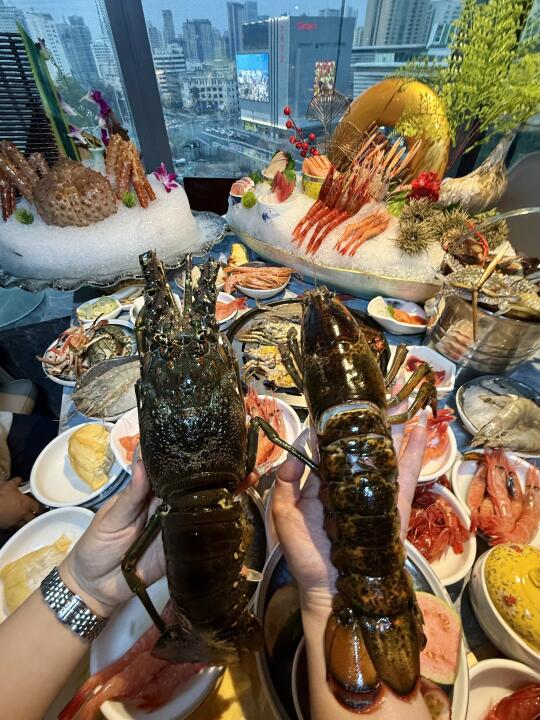 海鲜随便炫！普通人也能做一天海鲜富翁🥹🥹