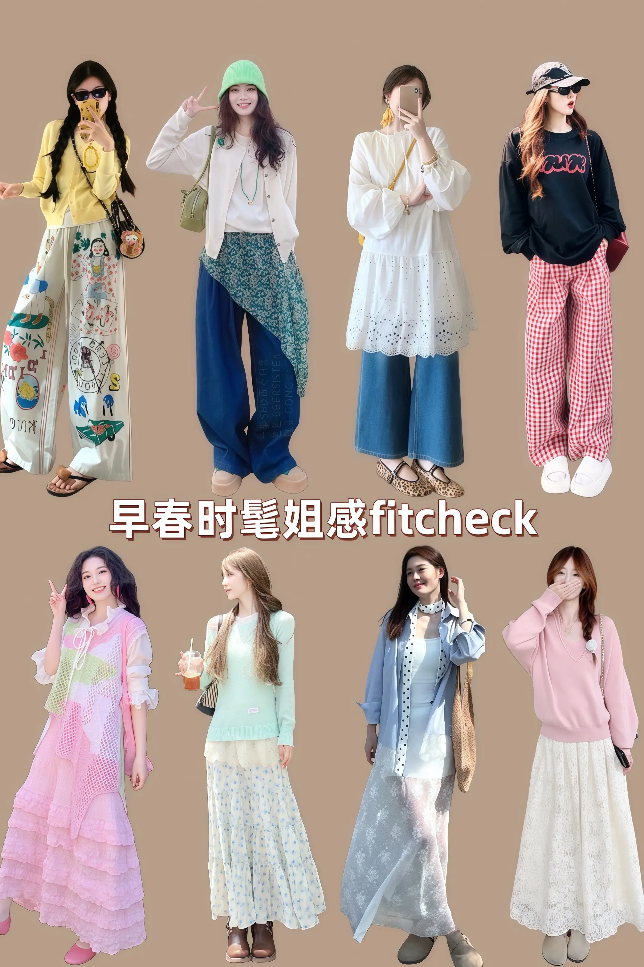 早春时髦姐感fitcheck 早春穿搭时髦精的ootd