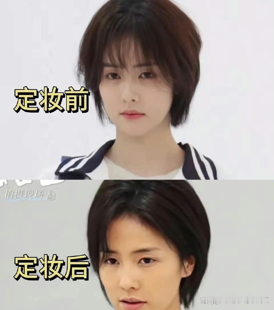 北上造型师有点牛的 ，直接把白鹿化成普女了 