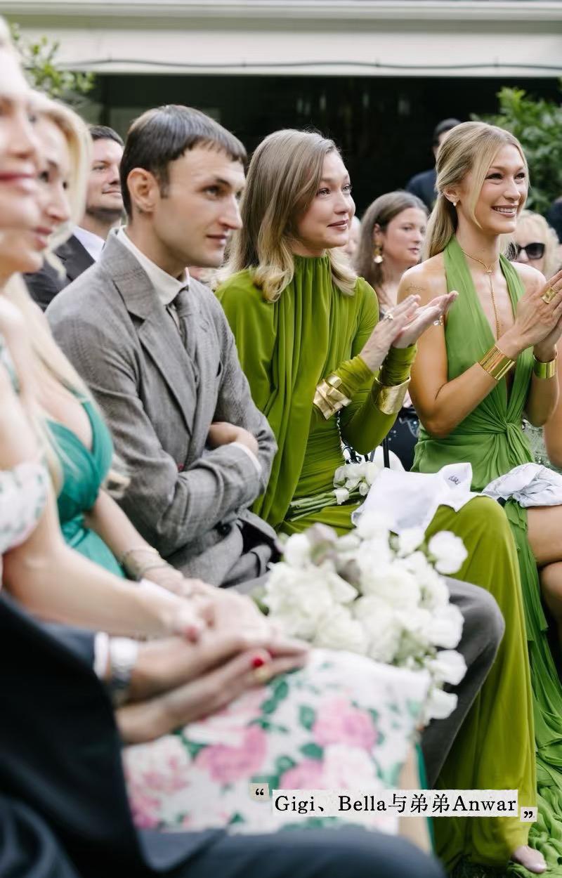 超模Gigi作为伴娘，参加姐姐的婚礼
      在姐姐Alana的婚礼上，超模