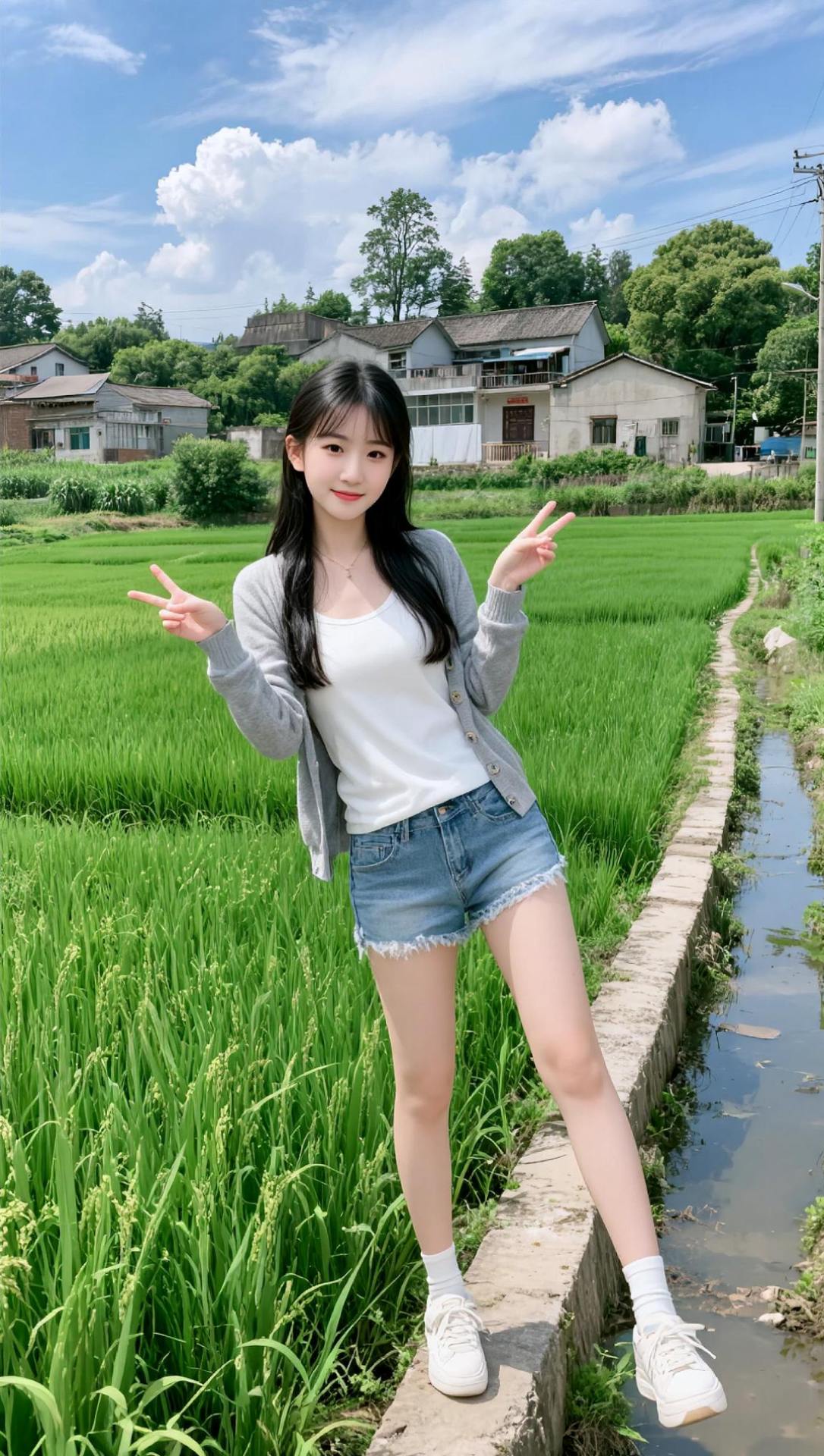 AI田园生活照