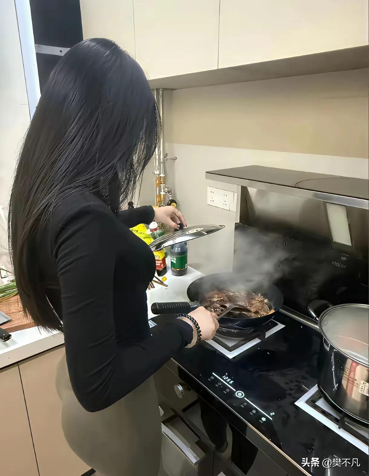 我现在每天最大的乐趣就是做饭，
做各种各样的美食，
做出来的那一刹那
感觉特别有