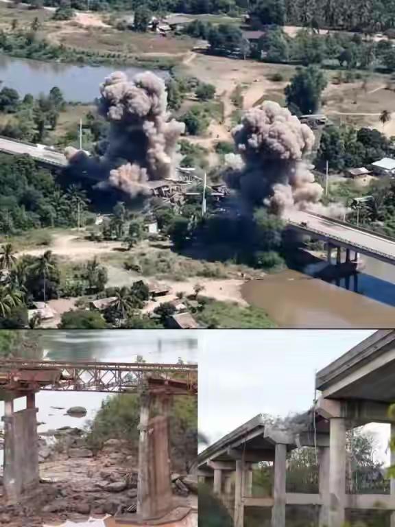 泰柬战火为何急转直下？三个“没想到”背后是普通人的血泪

爆炸冲天而起，桥梁和家