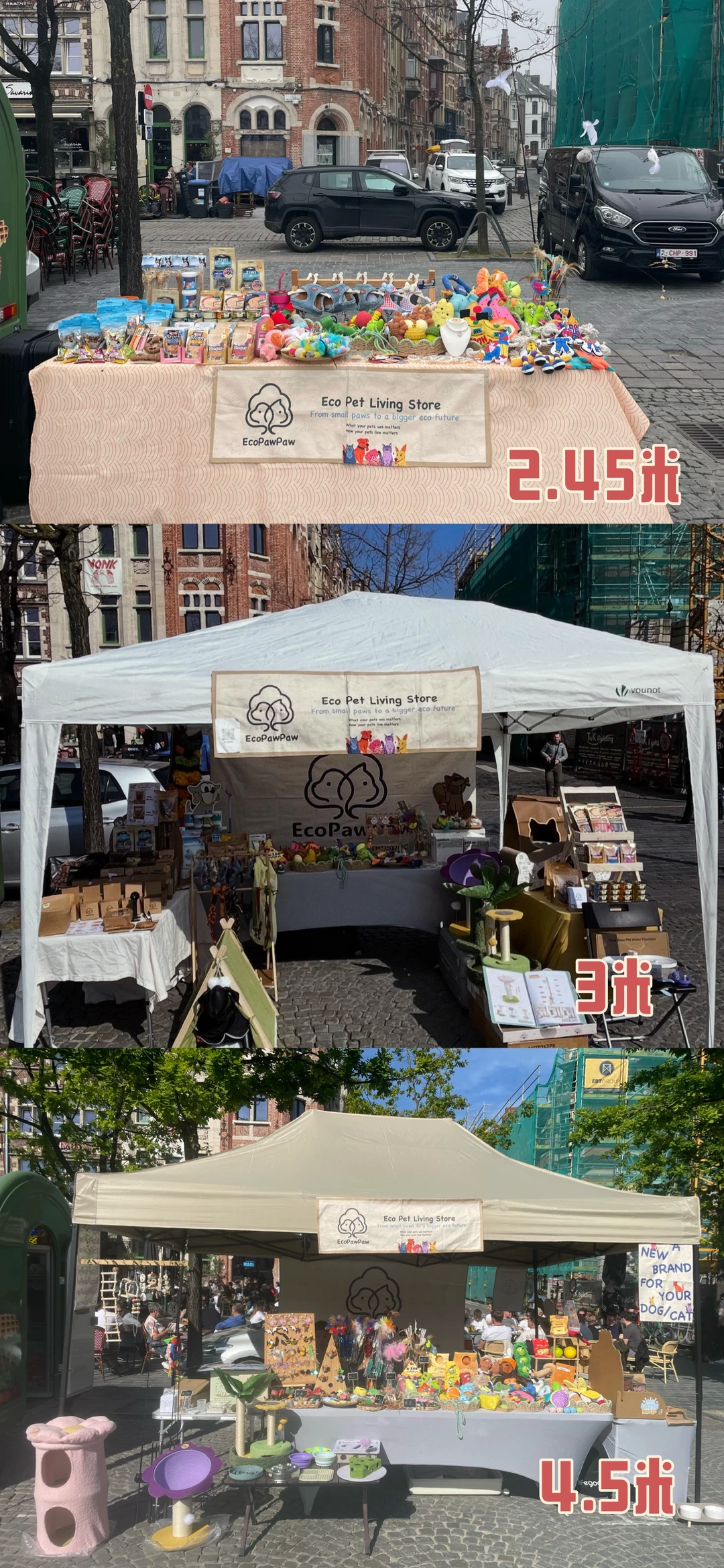 EcoPawPaw宠物创业｜从2.45米到3米到4.5米