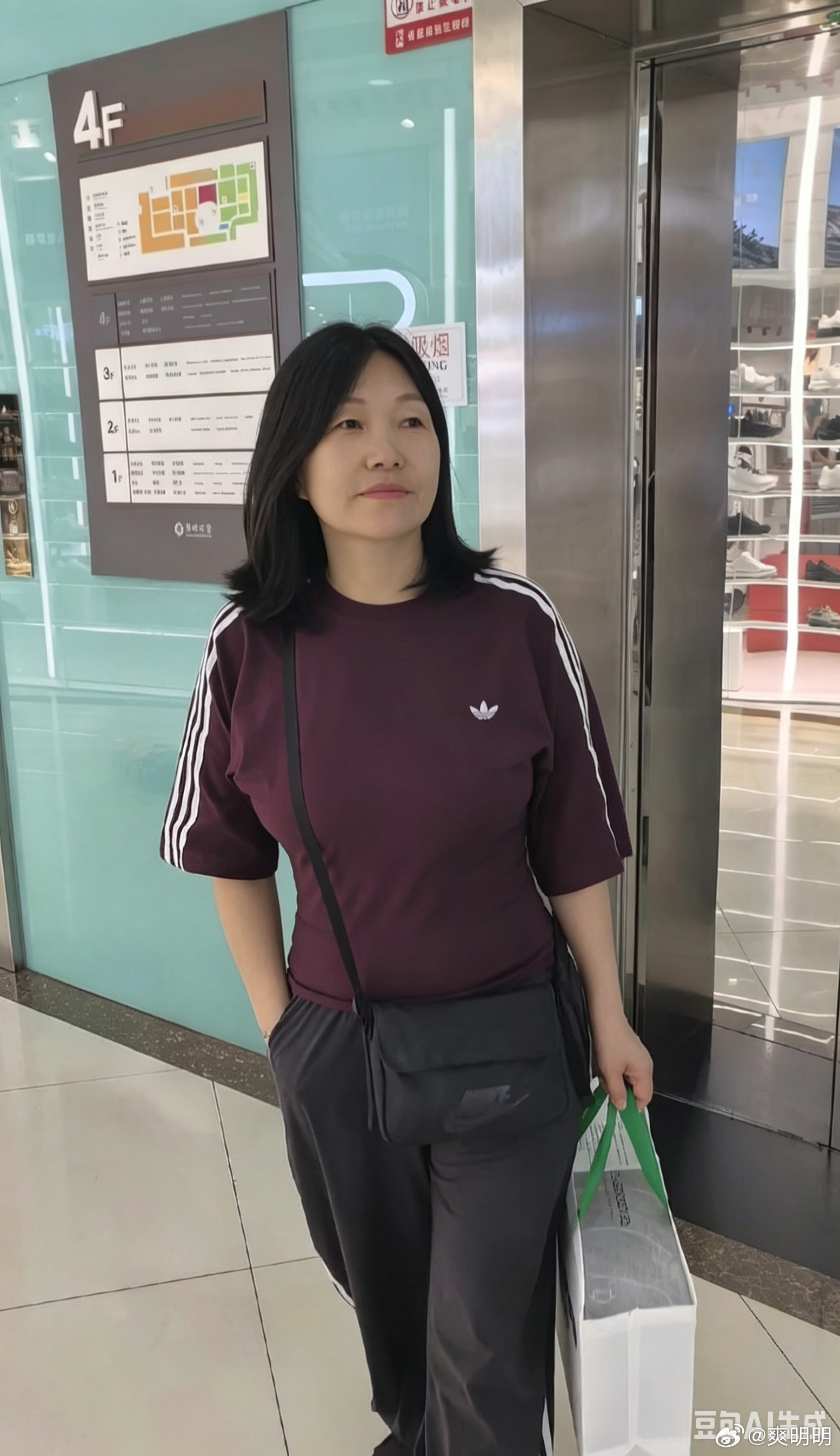 哈哈快来围观我的啤酒肚。我虽然不算苗条，但平时腰上真的没什么赘肉。今天在商场换完