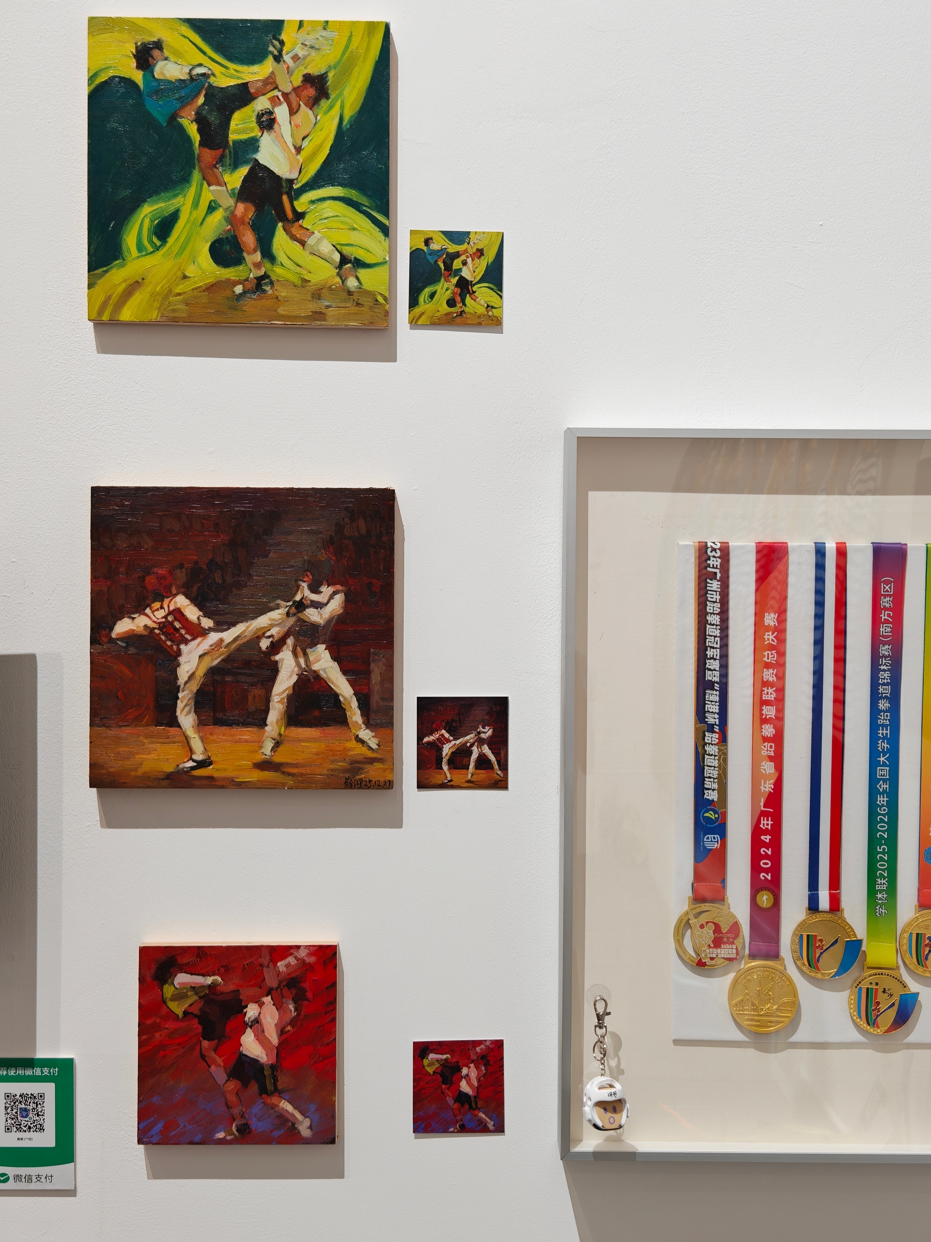 终于有机会打卡广美毕业展。从绘画艺术学院的作品开始，慢慢看，好像是从另一个新的角