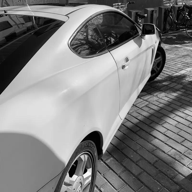 3月17日广东，女子收拾垃圾后瞄准男子车子，用利器将男子车身多处划伤，划第一遍后