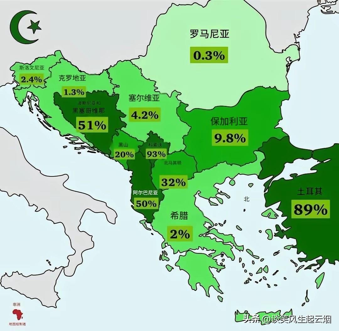 宗教问题是巴尔干半岛不和的原因！

以前学过历史和地理，就光知道巴尔干半岛是火药