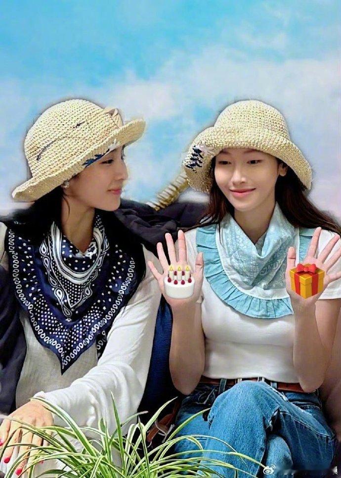 郑秀妍为王紫璇庆生，美女姐姐们友谊长存！ 