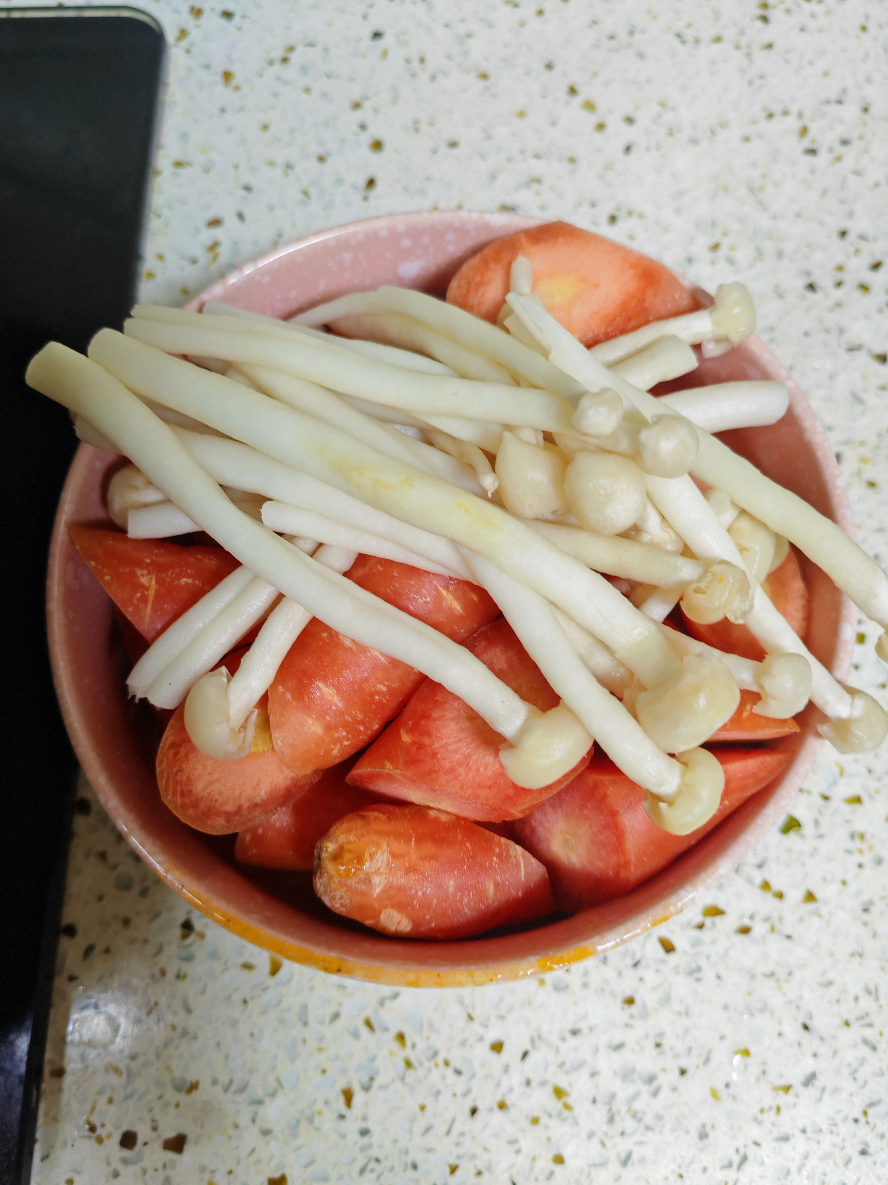 红萝卜烧牛肉 早上起来就忙着做午饭了生活手记 成都·黄田坝