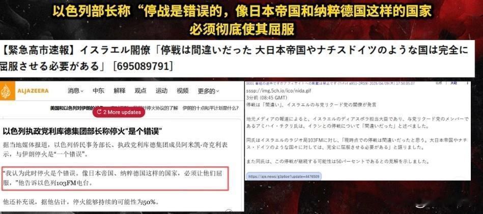 真是太逗了，你不知道回旋镖哪天就打脸上了！
4月9日，以色列利库德集团成员、侨民