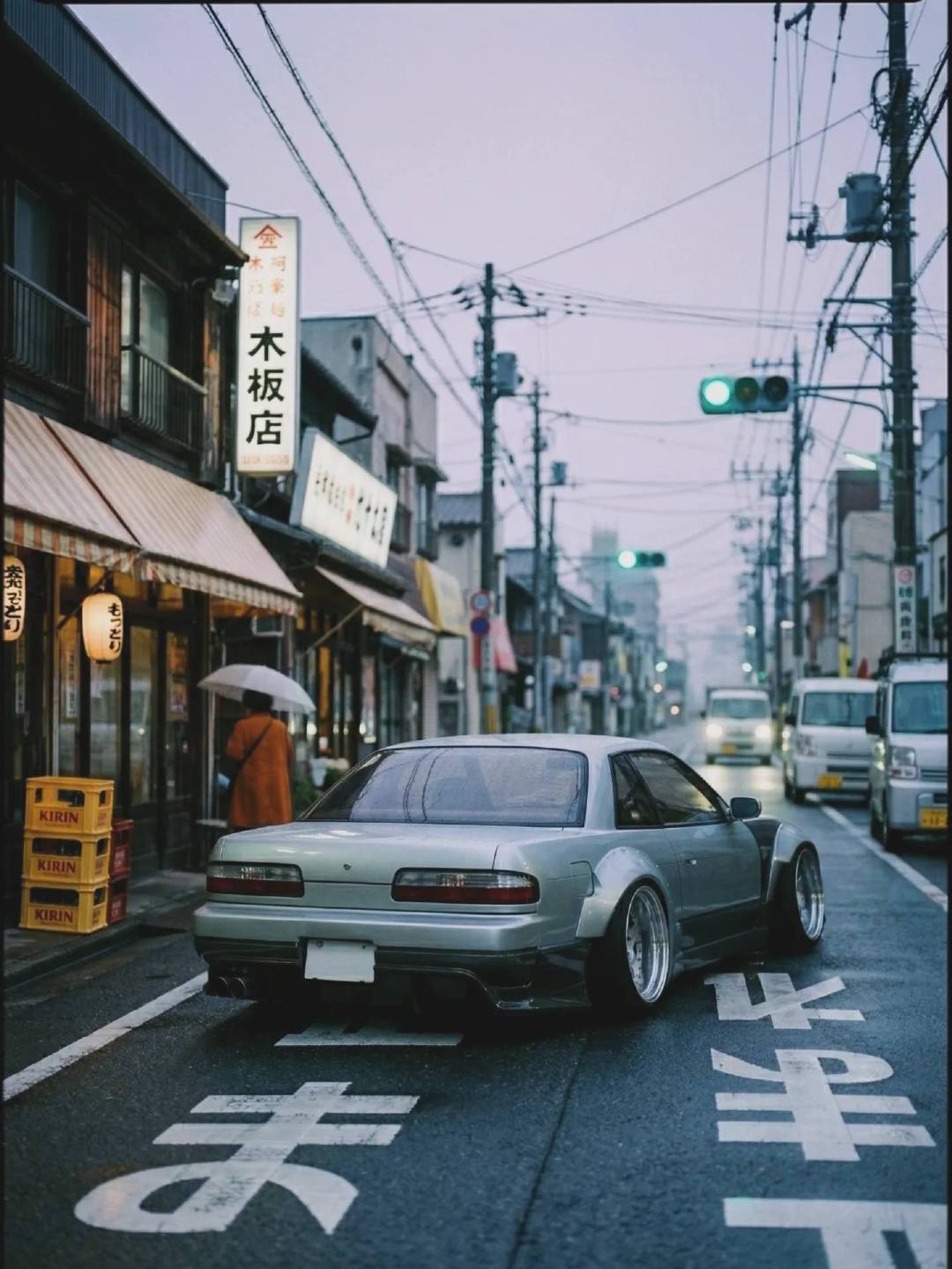 日本风情画 日产Silvia S13 