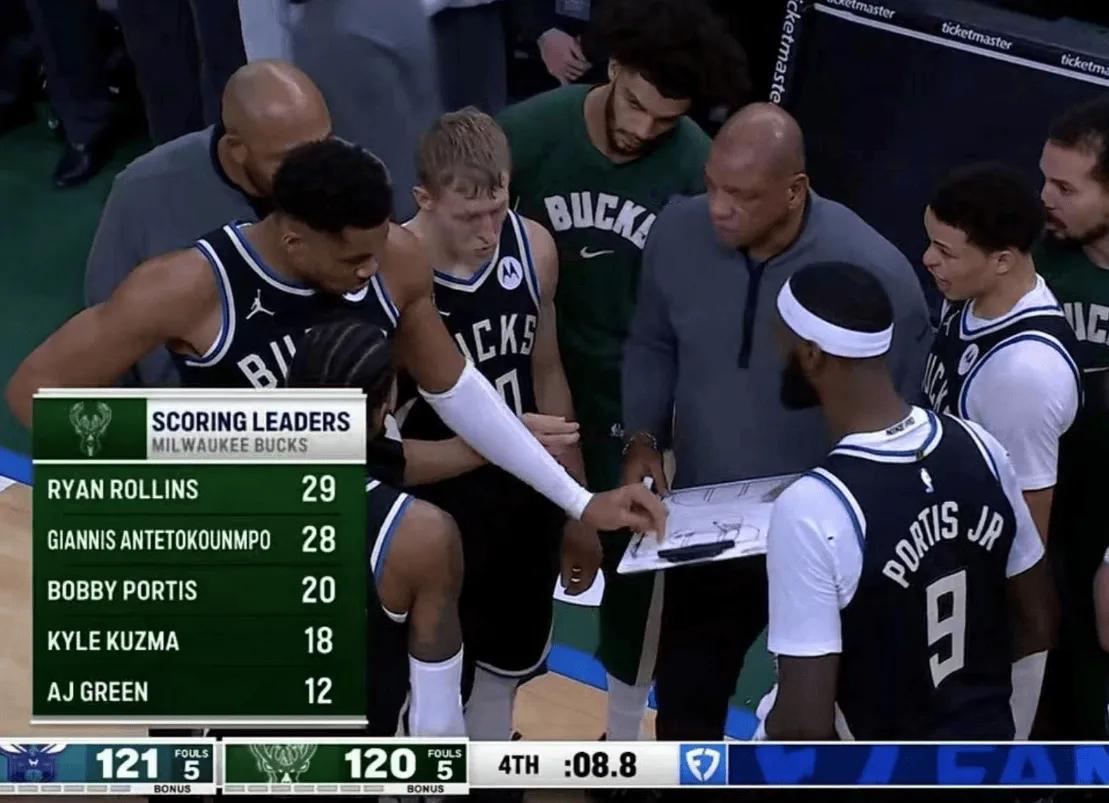 今天的字母哥是“字指导”！
老里弗斯这种鸡汤教练，有个好处就是不固执，能够“任人