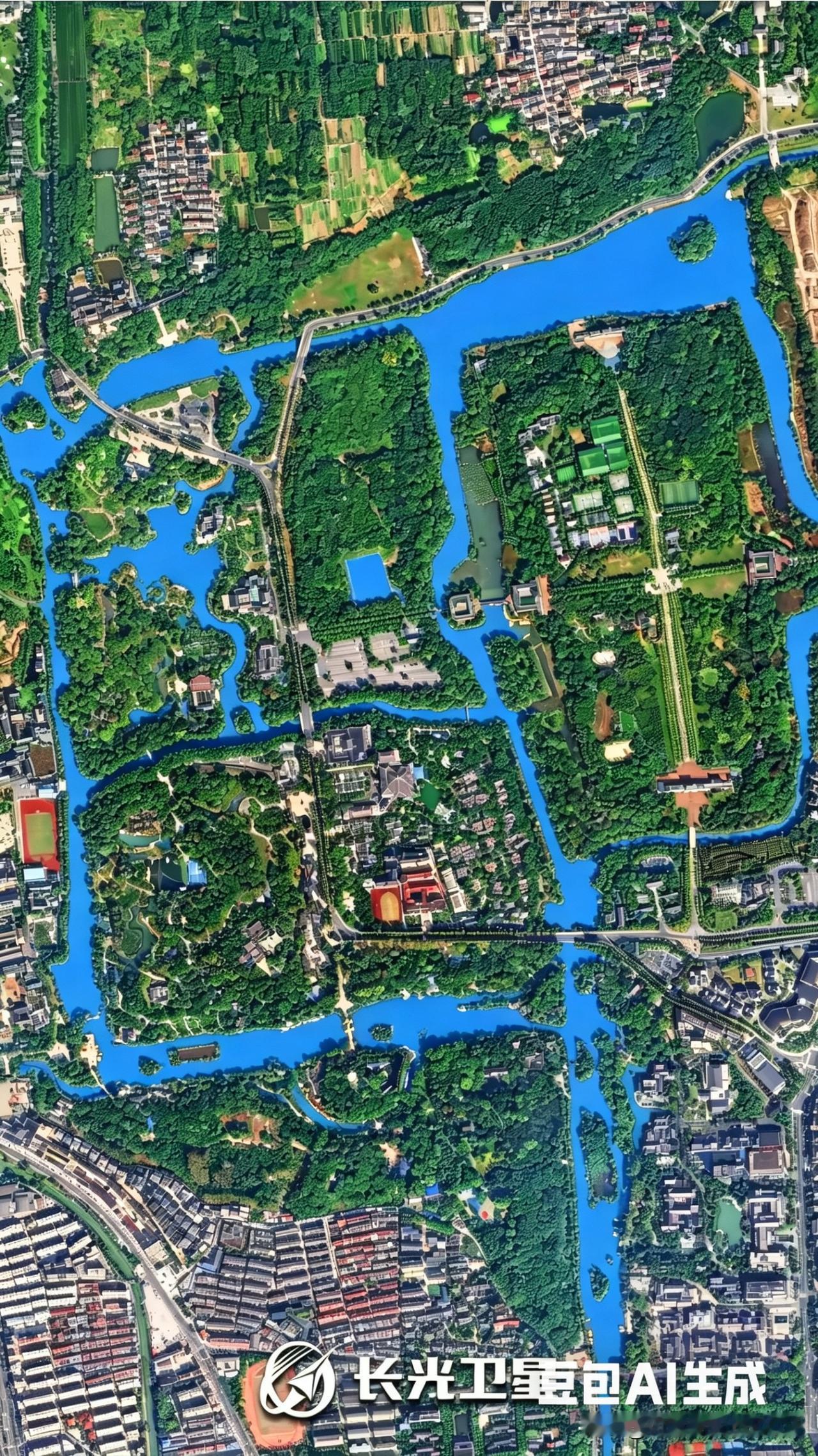 江苏最美瘦西湖
瘦西湖名带湖，实则是狭长的古运河支流，属人工疏浚改造的河道，并非