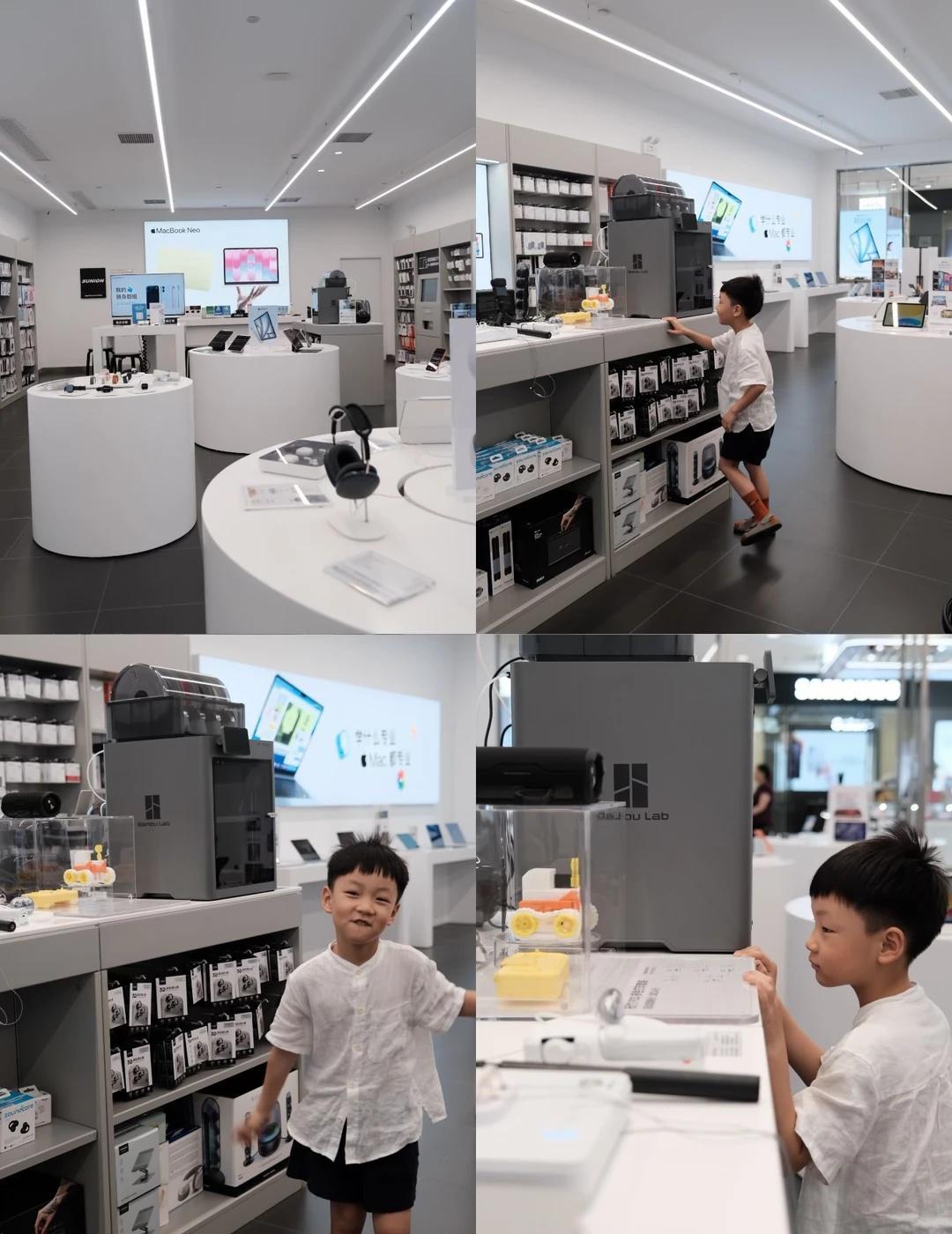 ✨意外收获｜SUNION店里遇见3D打印机！
带小孩哥逛SUNION苹果授权店