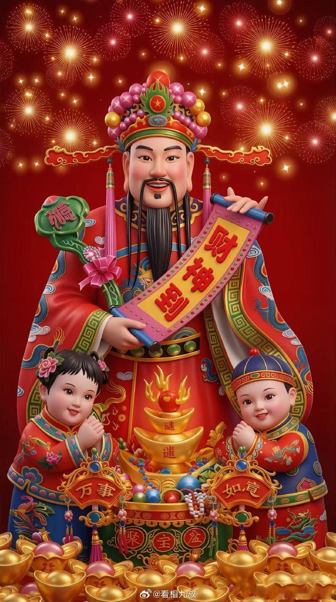 财神到，脚踏实地收获满满。认准方向稳步前行，财富积累循序渐进，手头宽裕充裕，日常