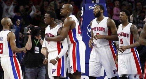 NBA常规赛：活塞VS掘金篮球          活塞在输给火箭后迅速反弹，在主