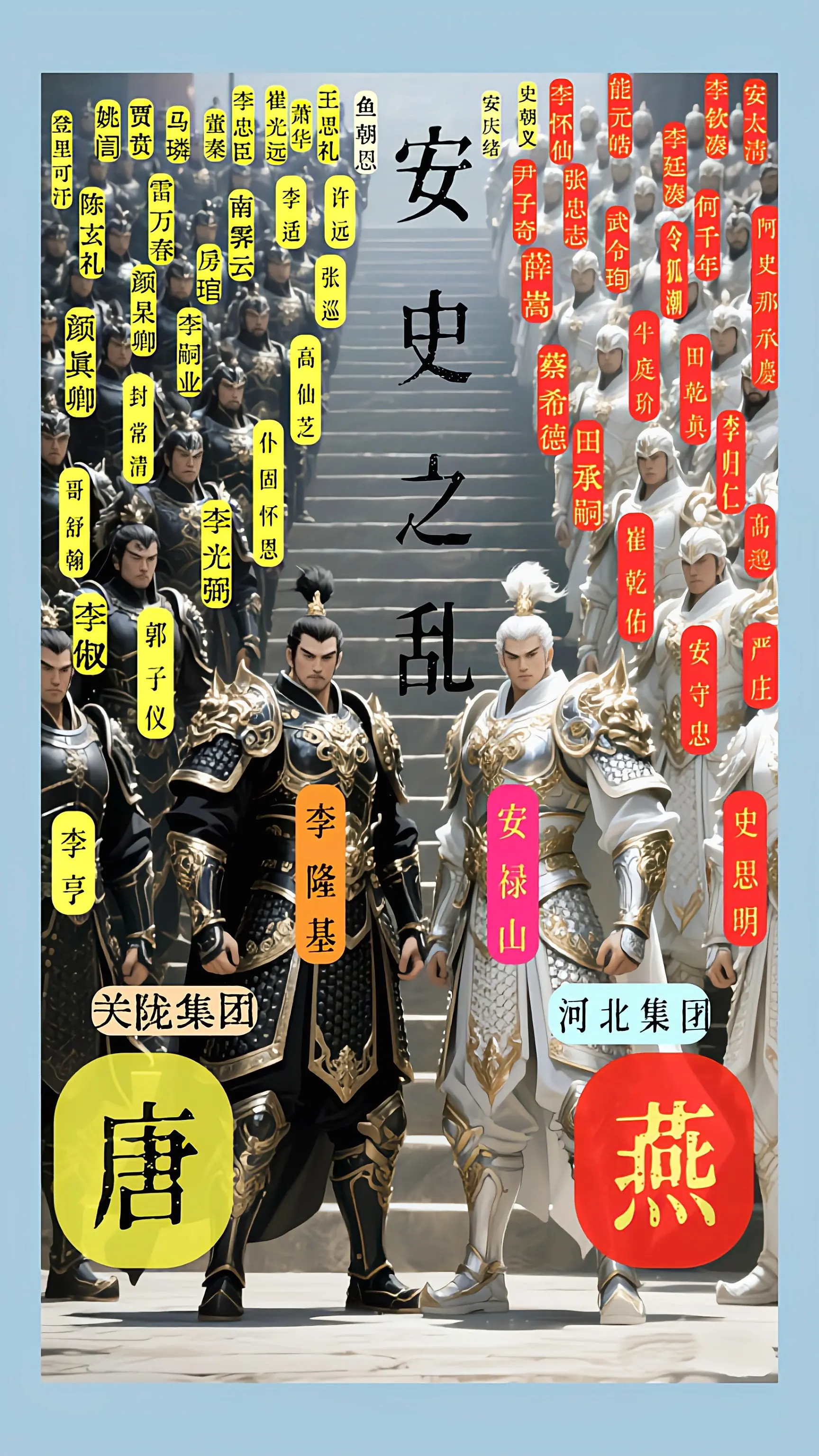 上热门话题 安史之乱 安史之乱双方 安史之乱唐军名将 安史之乱叛军名将