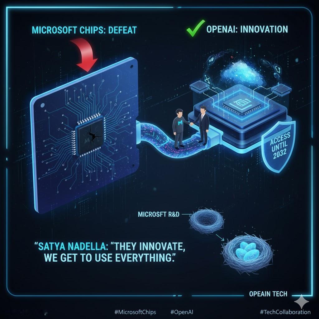 微软认输？让OpenAI扛芯片大旗,微软芯片梦碎背后真相

微软竟然承认芯片搞不