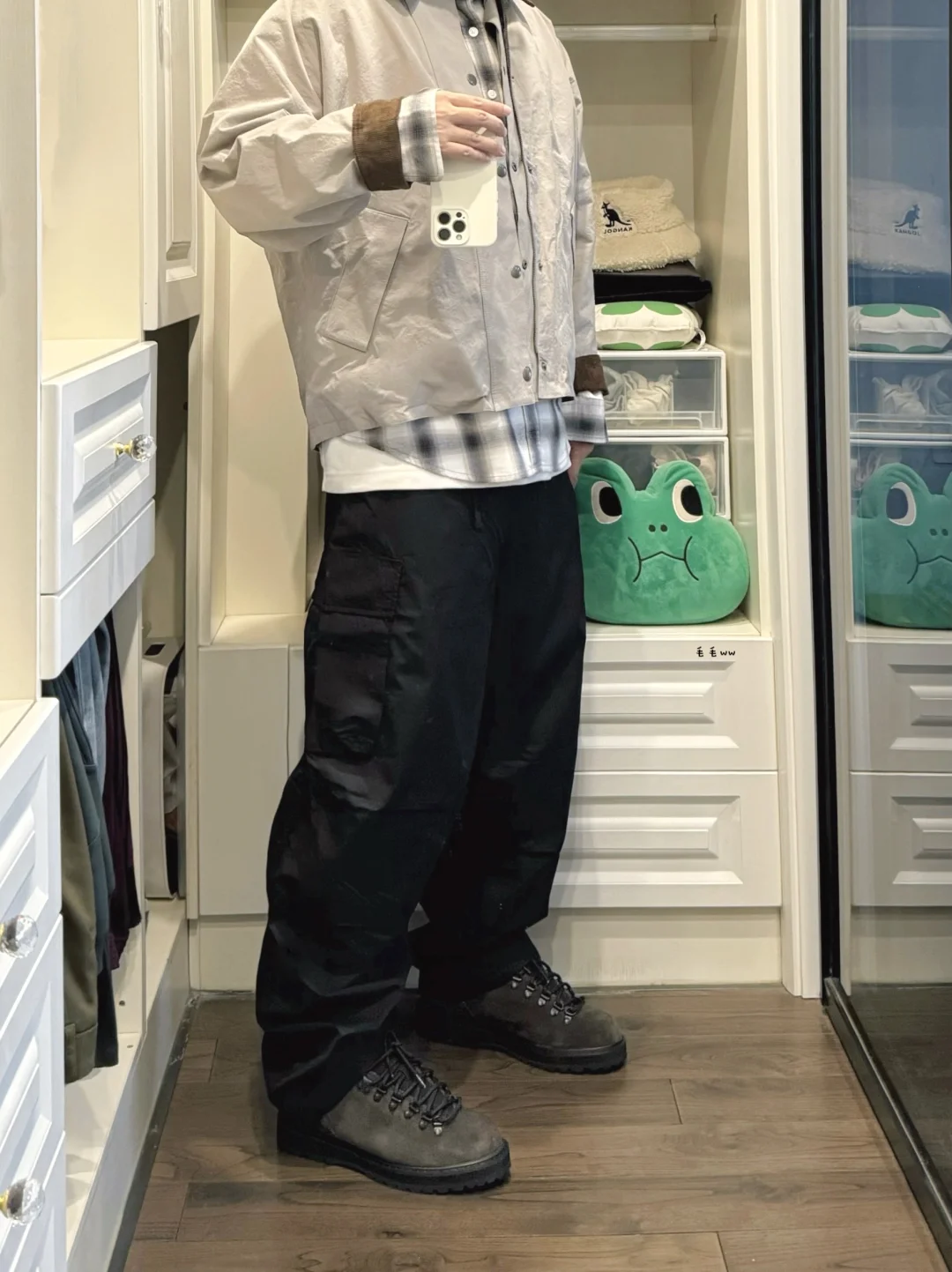 猎装夹克｜德比靴穿搭